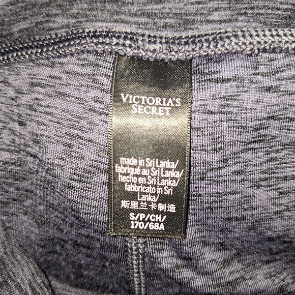 Victoria's Secret Grey Leggings with Pockets Grey with Purple Flecks Size SP - Picture 3 of 4
